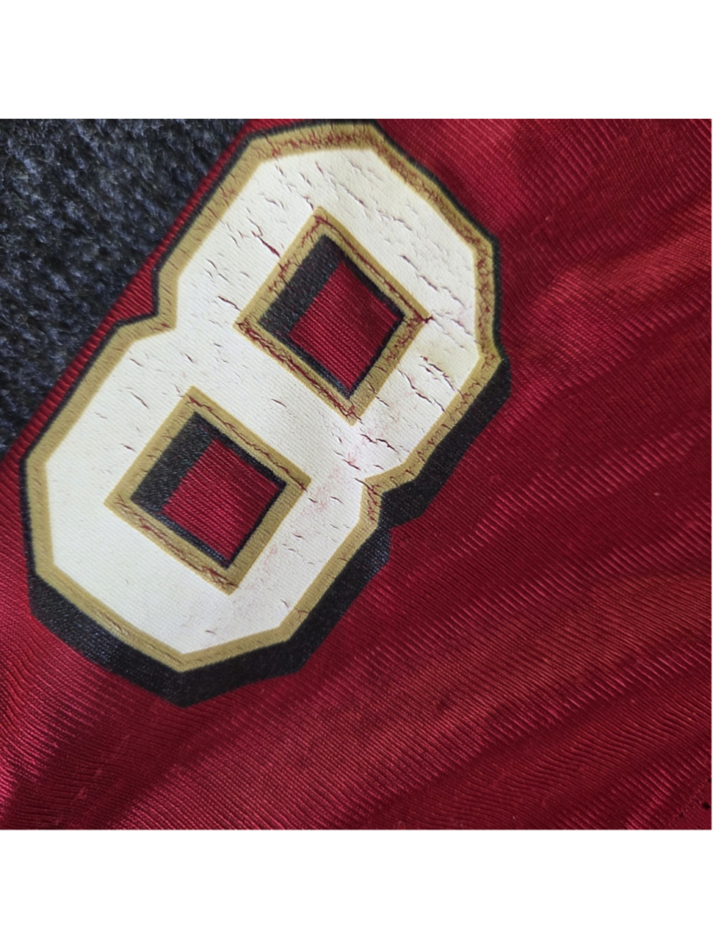 Vtg Champion Steve Young San Francisco 49ers Red Jersey Size Large B73 - Picture 6 of 12